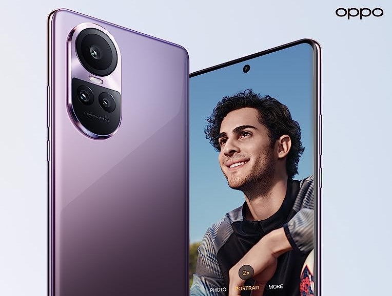 OPPO Reno 10 5G with telephoto lens and 120Hz AMOLED for sale