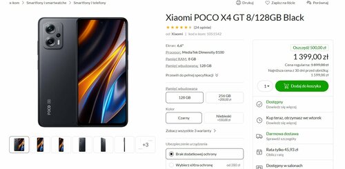 Xiaomi POCO X4 GT x-kom