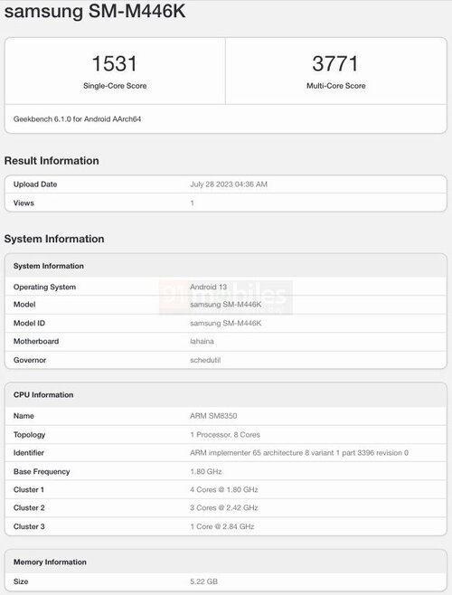 Samsung Galaxy M44 5G