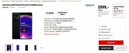 OPPO Find X5 Pro polska promocja Media Markt