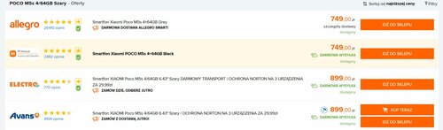 Xiaomi POCO M5s Ceneo