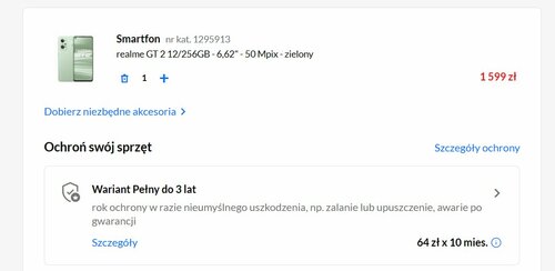 realme GT 2 5G 12/256 GB promocja RTV EURO AGD