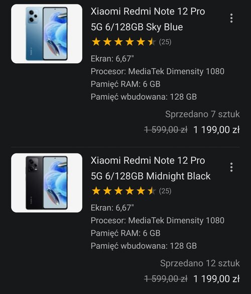 Xiaomi Redmi Note 12 Pro 5G 6/128 GB x-kom