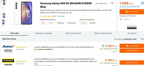 Samsung Galaxy A54 5G
