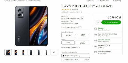 Xiaomi POCO X4 GT x-kom