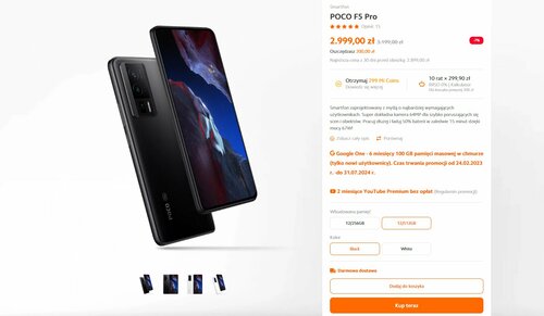 telefon Xiaomi w cenie 3000 zł