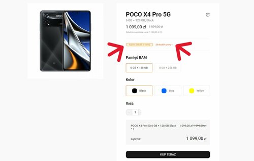 Xiaomi POCO X4 Pro 5G promocja