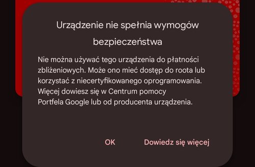 Telefony Xiaomi problemy z płatnościami zbliżeniowymi odblokowany bootloader