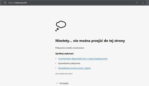 TVP Info nie działa