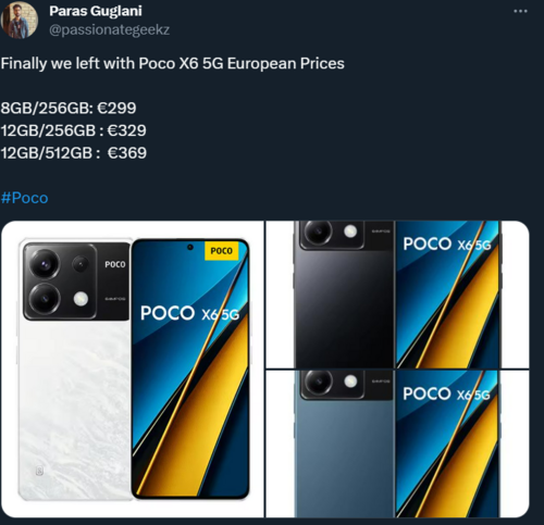 POCO X6 Pro