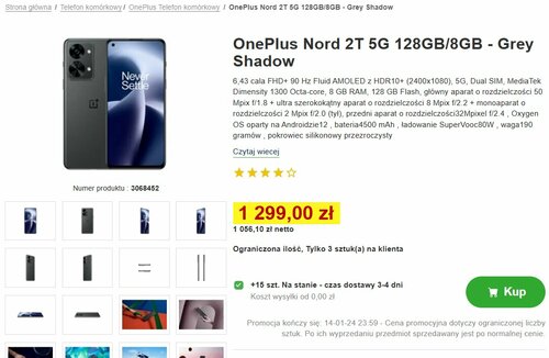 OnePlus Nord 2T promocja