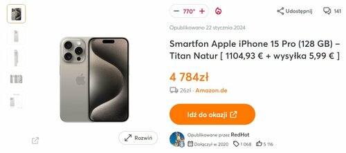 Apple iPhone 15 Pro promocja Pepper (1)