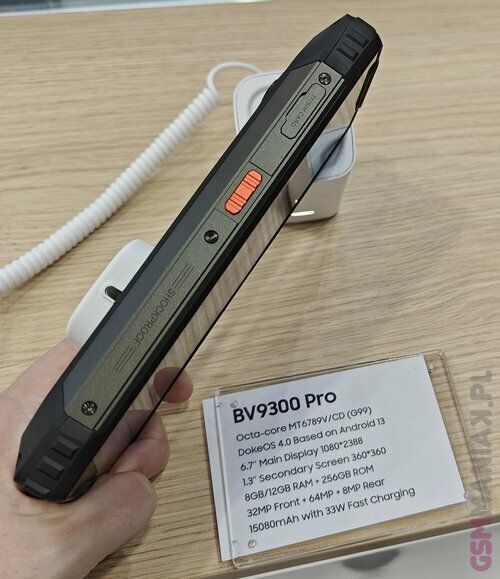 Blackview BV9300 Pro z akumulatorem 15080 mAh na MWC 2024