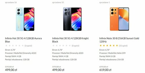 Infinix promocja x-kom