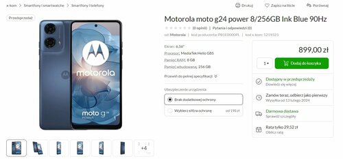 Motorola moto g24 power cena w Polsce