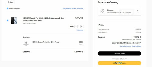 Honor Magic 6 Pro promocja 1300 zł taniej