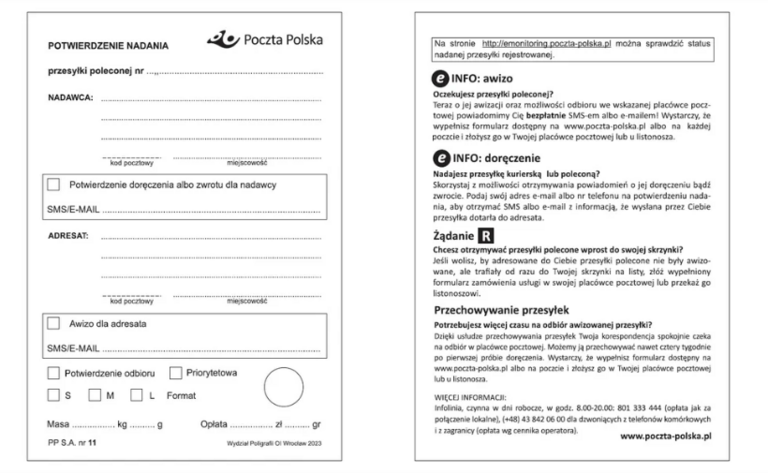 Poczta Polska wyśle SMS, że będzie listonosz. Jest e-awizo