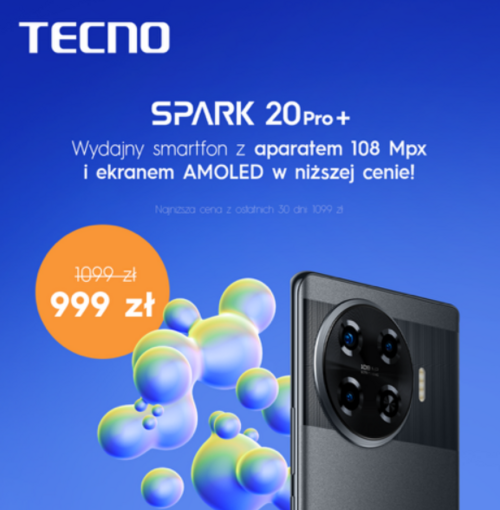 TECNO Spark 20 Pro+/ fot. producenta