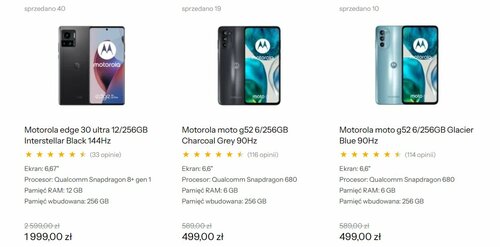 x-kom promocja Motorola