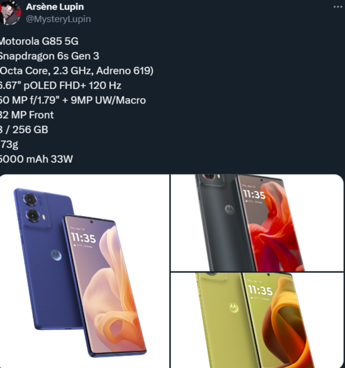 Motorola Moto G85