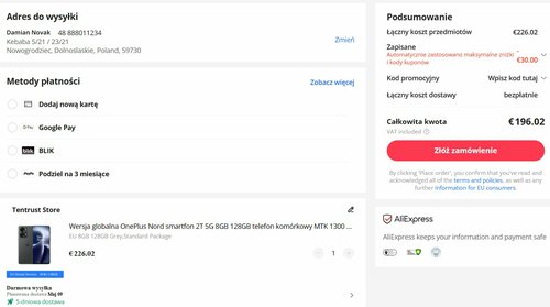 OnePlus Nord 2T za mniej niż 1000 zł