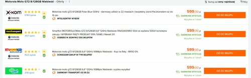 Motorola Moto G72 Ceneo
