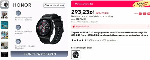 Honor Watch GS 3