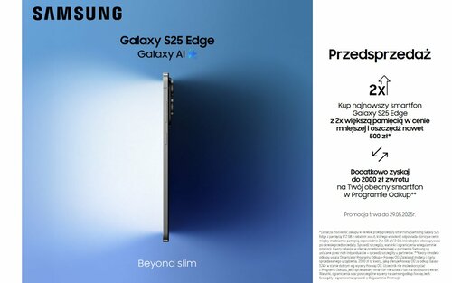 Samsung Galaxy S25 Edge: cena w Polsce i promocja