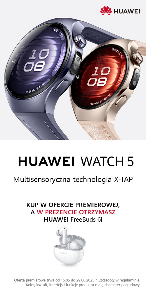 HUAWEI WATCH 5 promocja premierowa