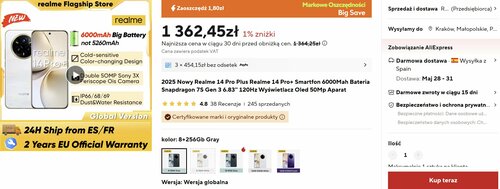 realme 14 Pro+