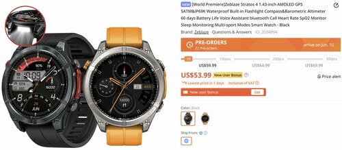 Zeblaze Stratos 4