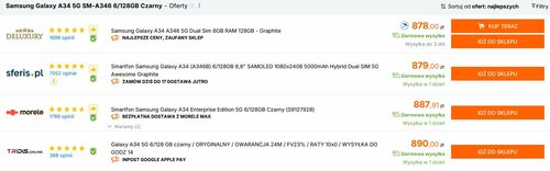 Samsung Galaxy A34