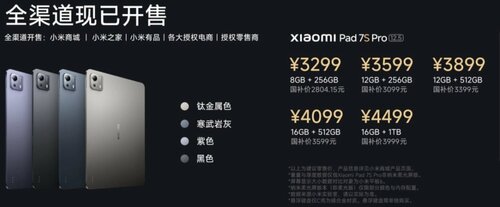 Xiaomi Pad 7S Pro