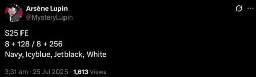 Samsung Galaxy S25 FE