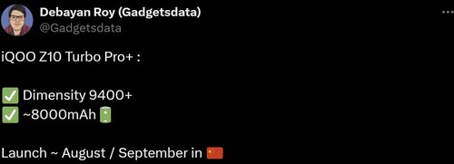 iQOO Z10 Turbo Pro+