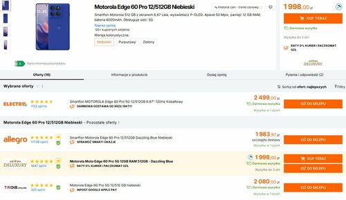 Motorola Edge 60 Pro