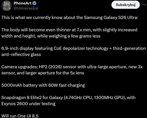 Samsung Galaxy S26 Ultra