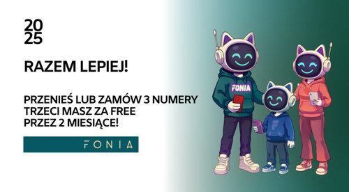 Promocja Fonia z 3 numerami