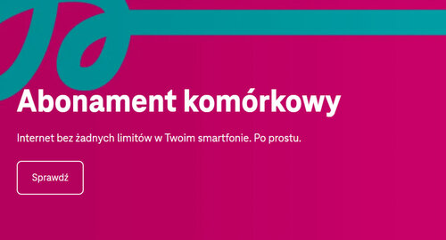 Nowy abonament T-Mobile