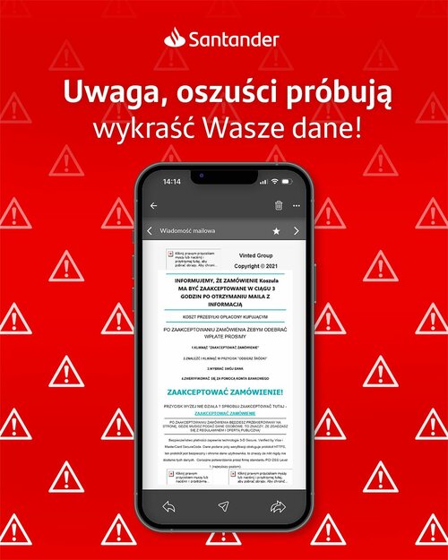Santander nie wydał takiego komunikatu od miesięcy