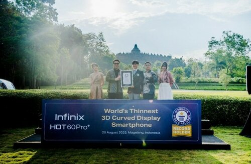 Infinix Hot 60 Pro+ w Księdze Rekordów Guinessa/ fot. producenta