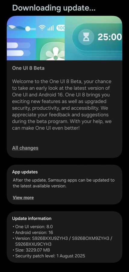 Samsung One UI 8 Beta