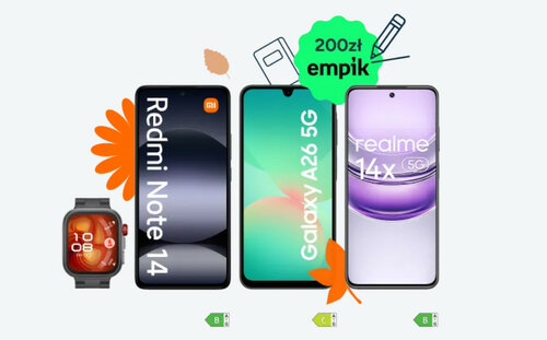 Xiaomi Redmi Note 14, Samsung Galaxy A26 5G i realme 14x 5G