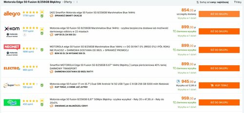 Motorola Edge 50 Fusion