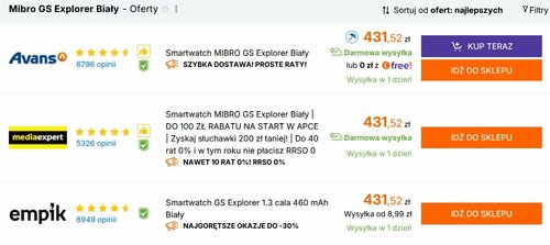 Mibro GS Explorer cena