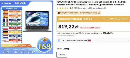 Teclast F16 Air