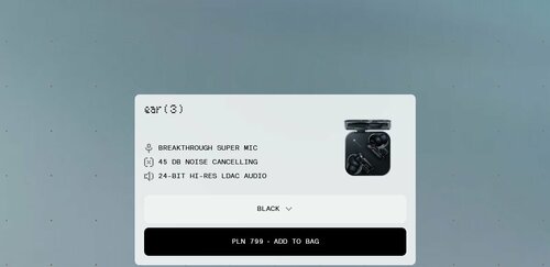 Nothing Ear 3 cena