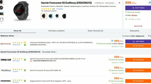 Garmin Forerunner 55