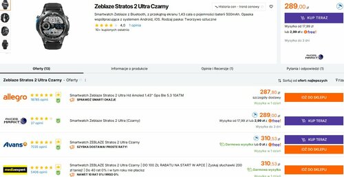 Zeblaze Stratos 2 Ultra