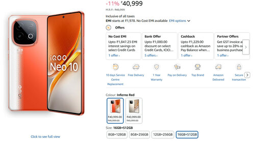 iQOO Neo 10
